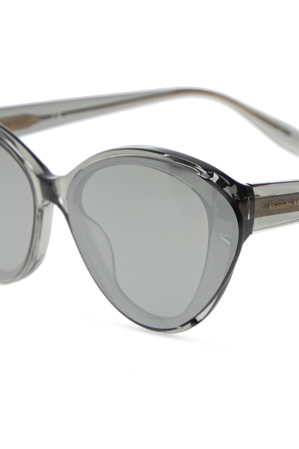 alexander mcqueen clear glasses