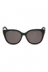 cat-eye tortoiseshell sunglasses Marrone