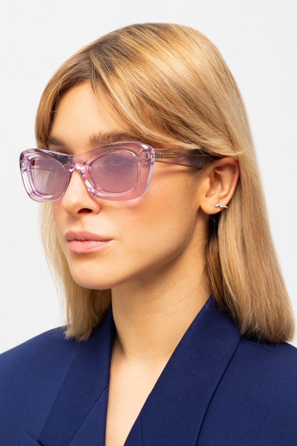 Bottega Veneta Logo-embossed sunglasses