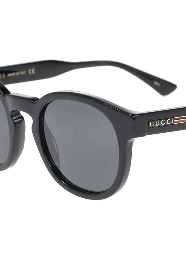 Gucci Vans Spicoli 4 checkerboard sunglasses in matte black