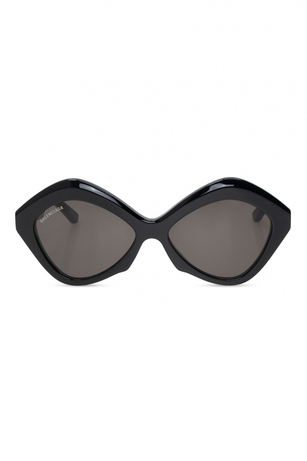 Balenciaga SVNX visor sunglasses in black