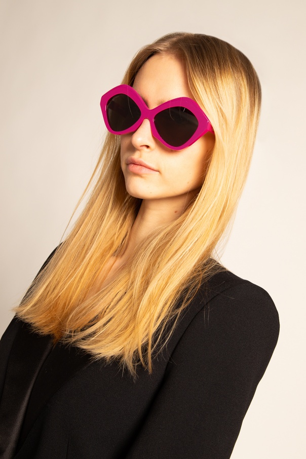 Balenciaga sunglasses rotation with logo