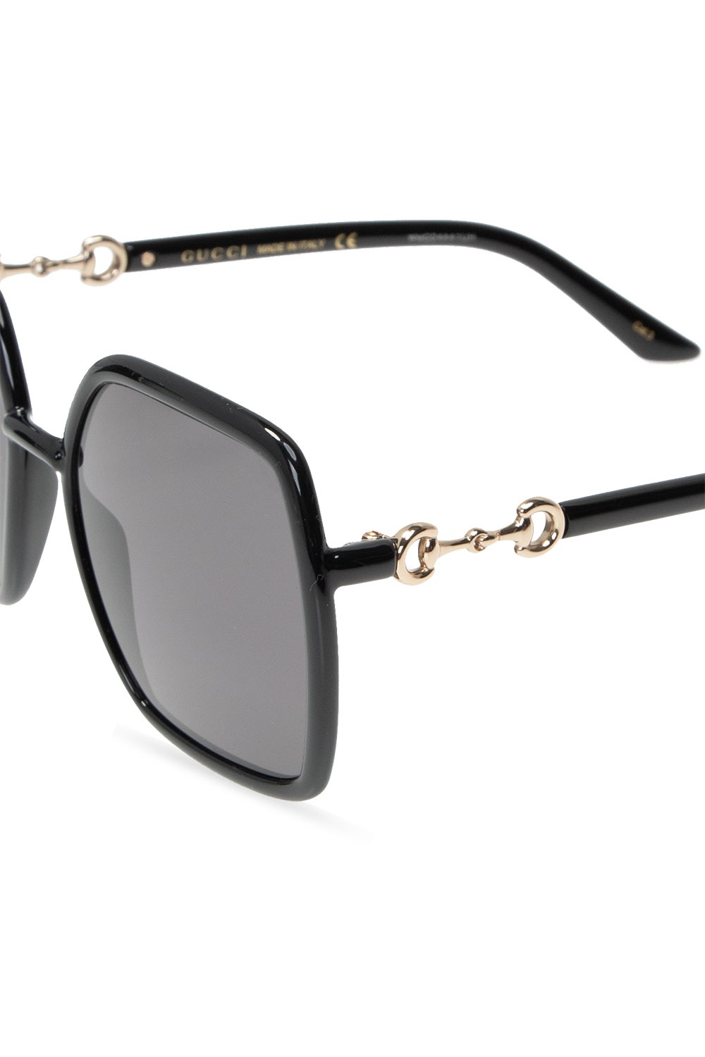 Black Sunglasses with horsebit Gucci - Vitkac GB