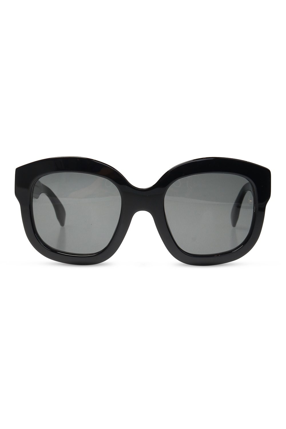 Emmanuelle Khanh Squeeze Square Acetate Sunglasses Womens Black