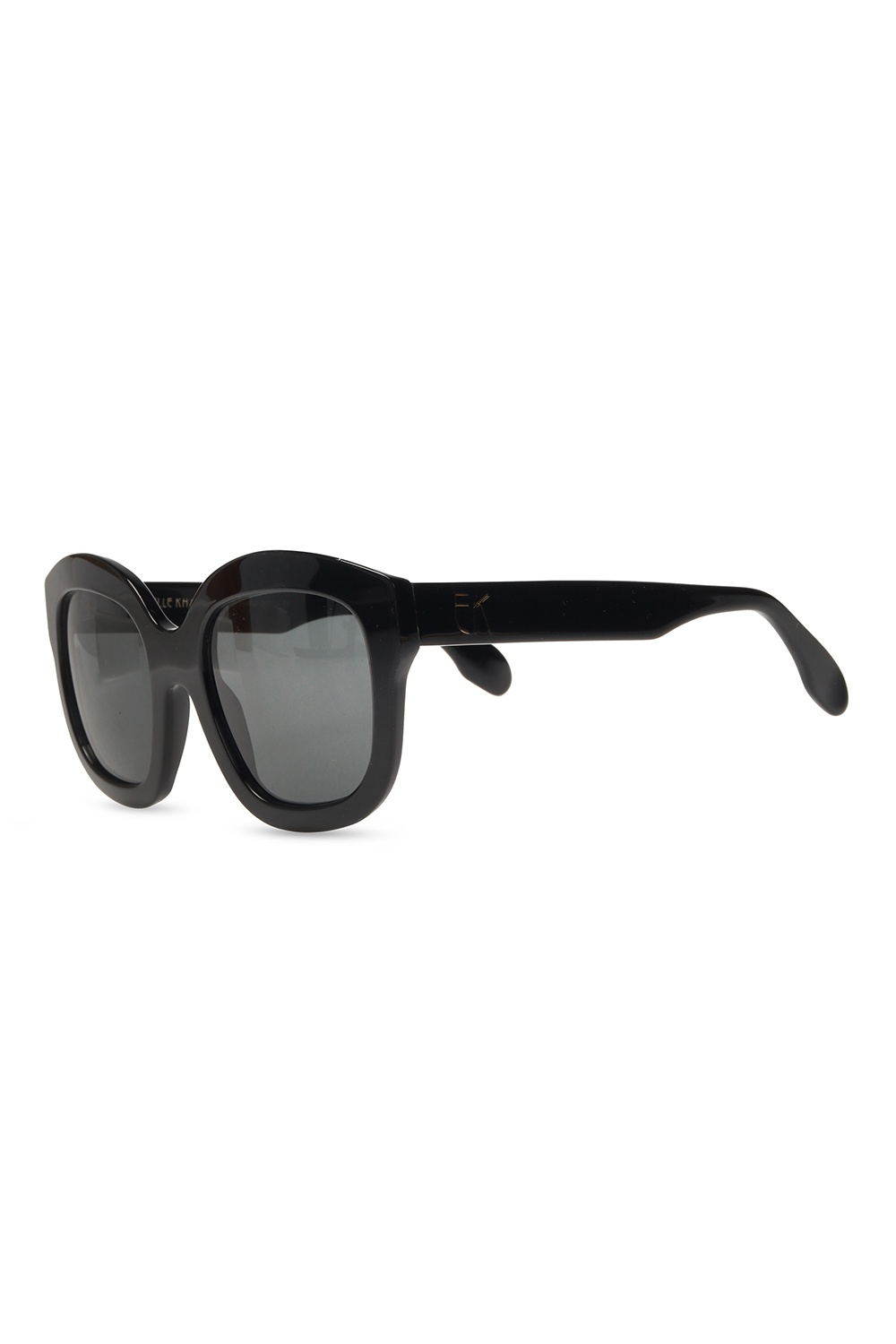 Emmanuelle Khanh Squeeze Square Acetate Sunglasses Womens Black