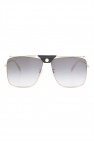 SVNX sunglasses in clear with smoke lens