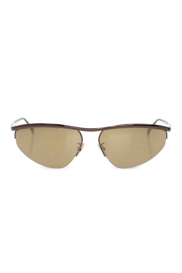 Bottega Veneta ESTILÉ square-frame two-tone sunglasses