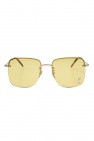 Gucci Eyewear clear square-frame sunglasses Blau