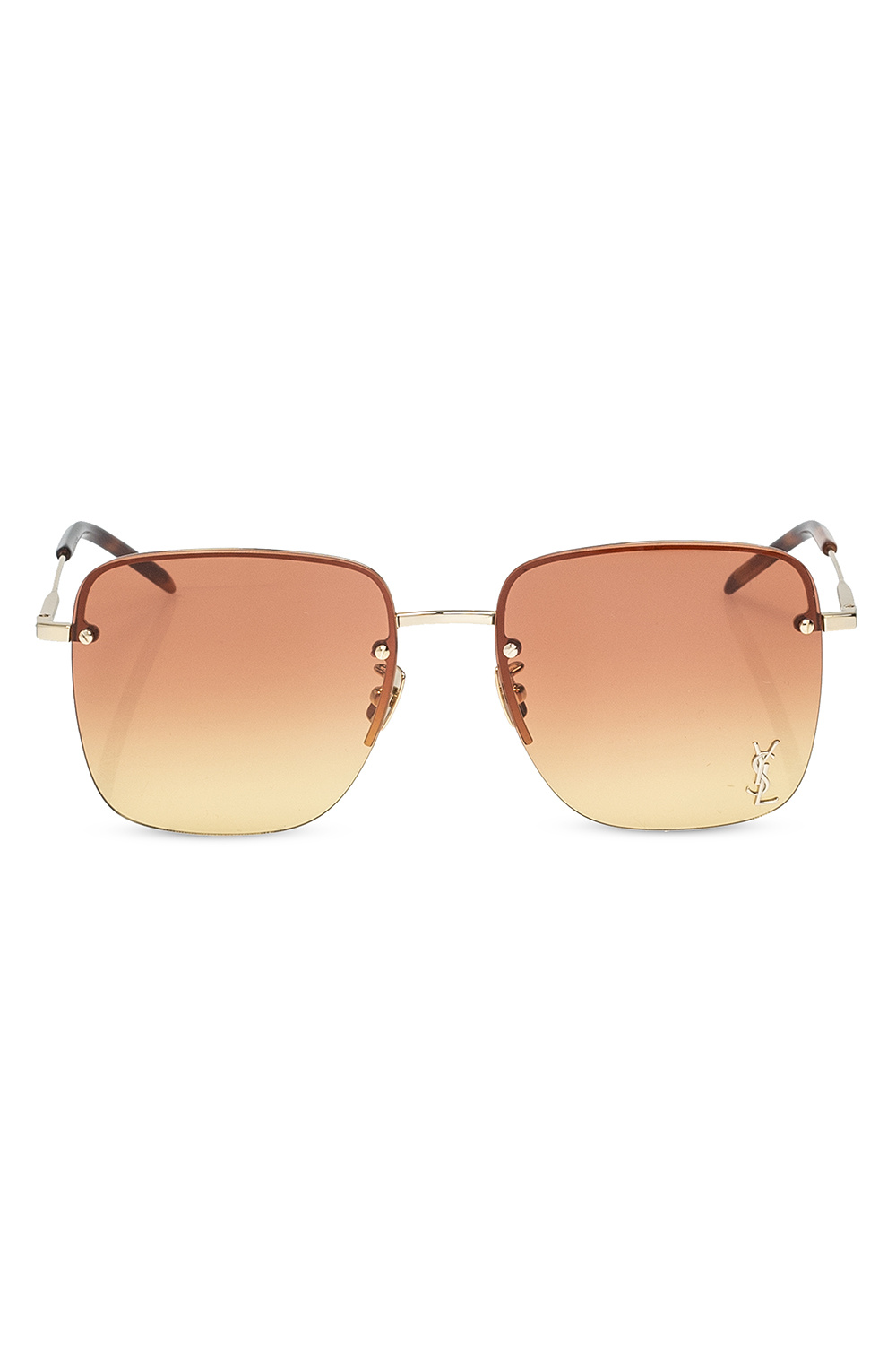 Gucci MEN GLASSES SUNGLASSES - Gold 'SL 312 M' sunglasses with