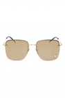 Dolce & Gabbana Eyewear logo-plaque square-frame sunglasses
