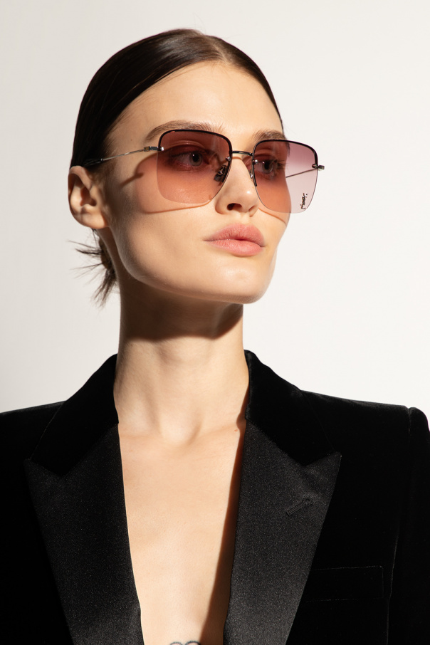 Saint Laurent ‘SL 312 M’ sunglasses with logo