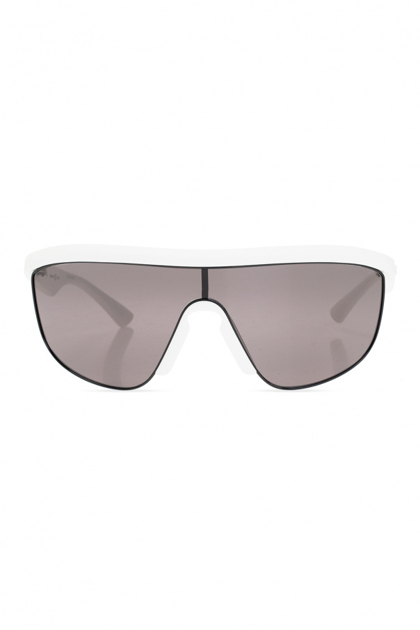 Bottega Veneta Carrera rounded transparent-frame sunglasses Rosa