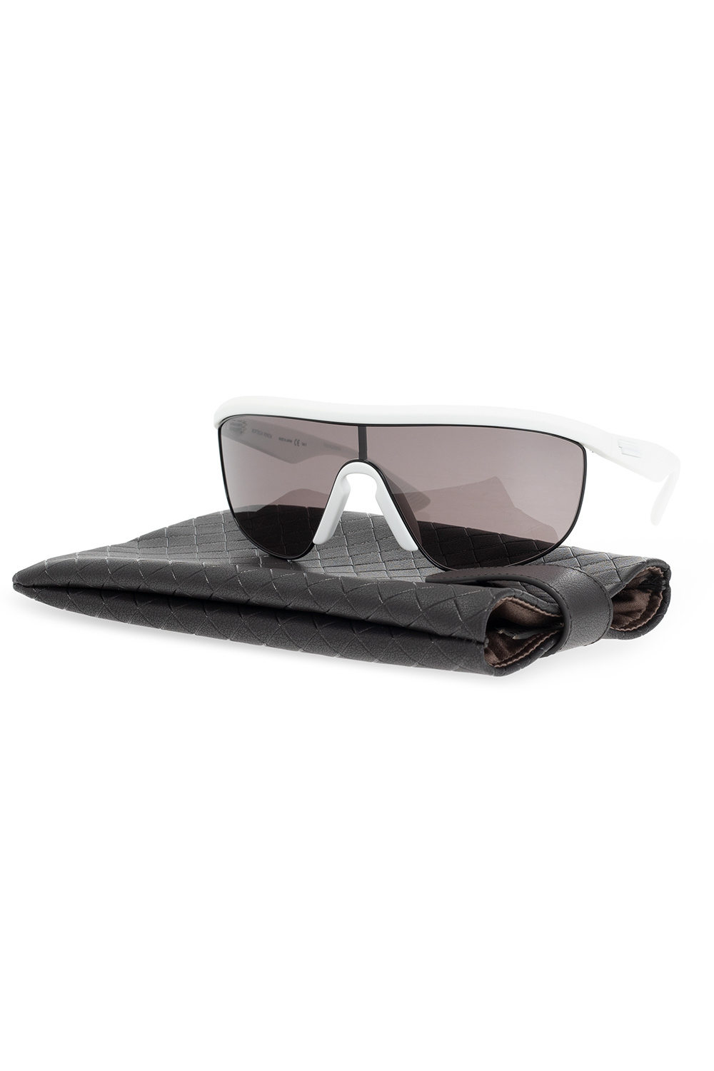 Bottega Veneta Carrera rounded transparent-frame sunglasses Rosa