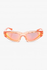 Alexander McQueen tortoiseshell square-frame sunglasses Schwarz