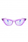 Eyewear logo-embossed cat-eye a2u sunglasses