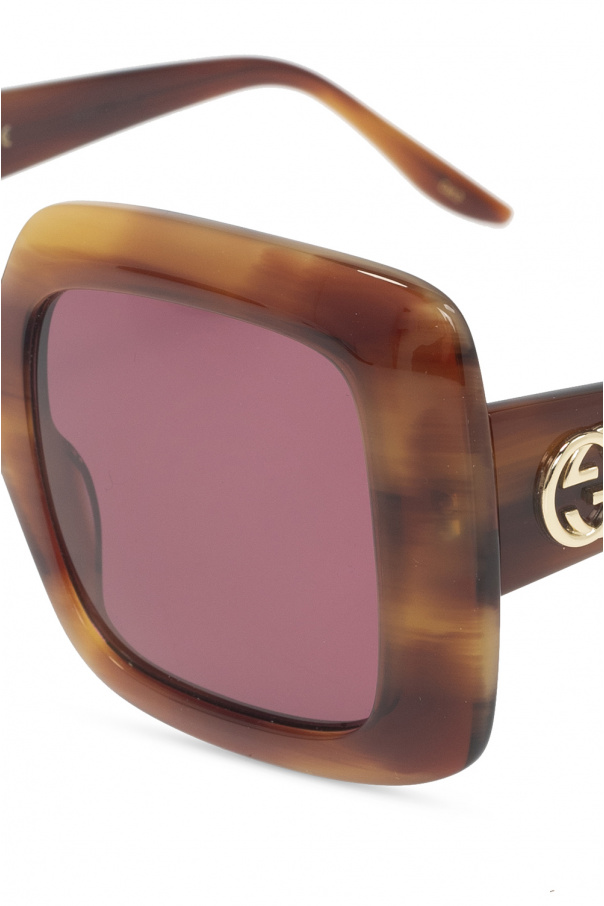 Gucci tiger sunglasses with logo