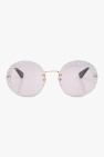 Han Kjøbenhavn Ball rectangle-frame sunglasses Marrone