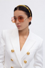 Gucci jacket sunglasses with logo