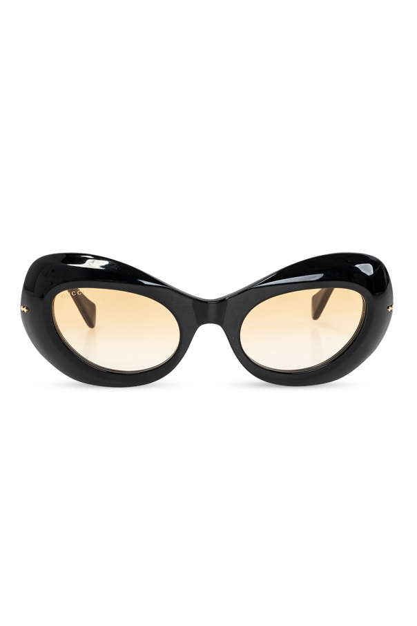 Gucci Silver and white x Maison Margiela 'Transfer 003' sunglasses from Mykita