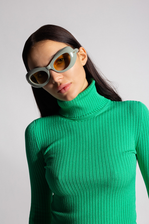 Gucci tortoiseshell rounded-frame sunglasses