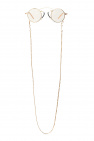 Gucci GOLD Optical glasses with chain