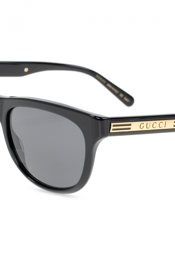 Gucci sunglasses aviator-frame with logo