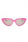 logo-debossed square-frame sunglasses