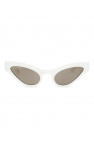 Balenciaga Metal sunglasses with logo