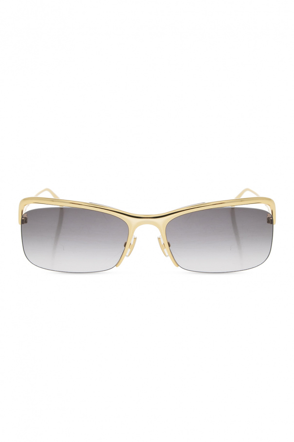 Bottega Veneta Quay Flex womens cat eye sunglasses in tort