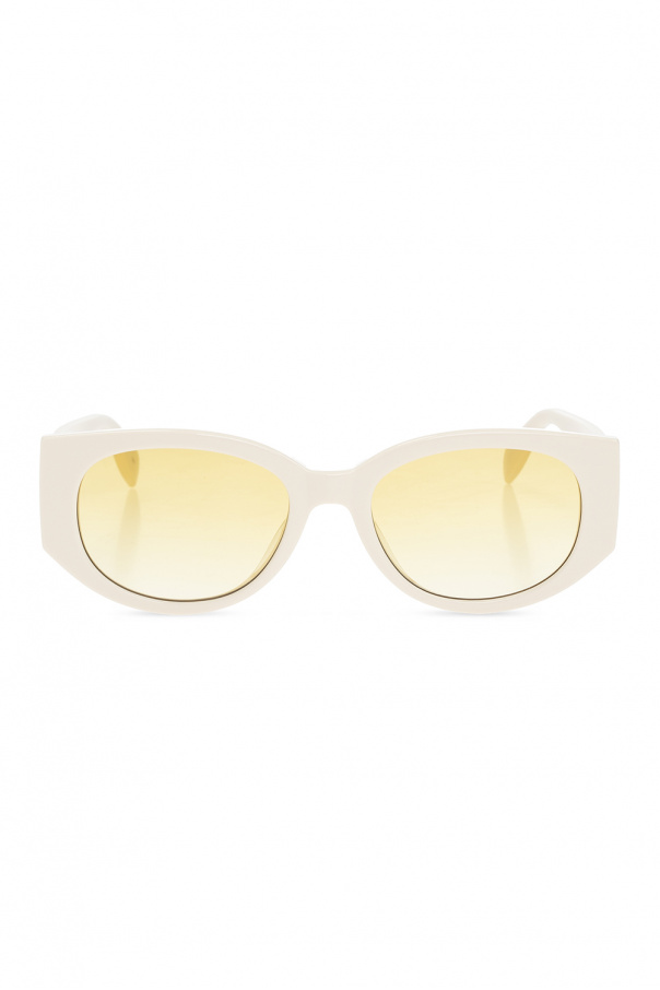 Alexander McQueen Brown sunglasses UVEX Blaze III S5320468816 White Black Mat