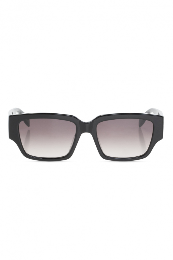 Alexander McQueen tinted cat-eye sunglasses Schwarz