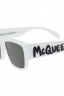 Alexander McQueen sheitle sunglasses moscot glasses sheitle black