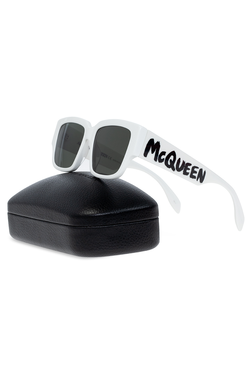 Alexander McQueen GG-lens round-frame sunglasses