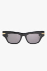 square acetate frame sunglasses