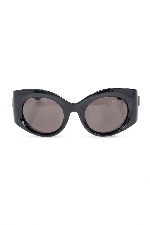 Balenciaga square-frame logo-detail sunglasses