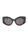 Balenciaga sunglasses wd00015 with logo appliqué