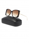 Alexander McQueen Lion square frame sunglasses oakley Nude