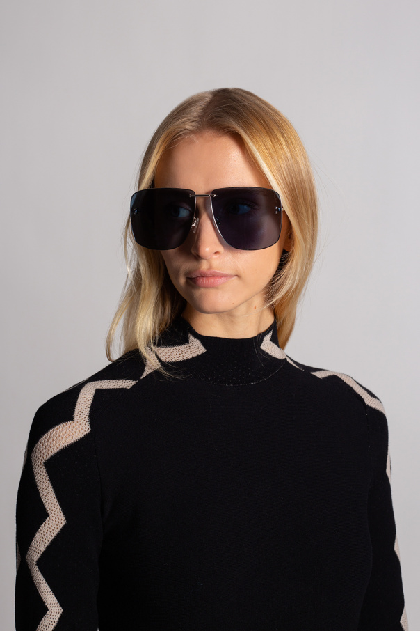 Alexander McQueen Karl Lagerfeld butterfly frame sunglasses