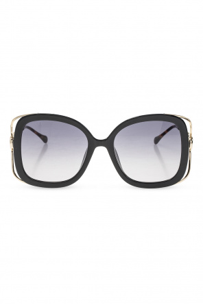 x Y Project staple-detail aviator sunglasses