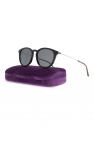 Gucci Kinney round tortoiseshell sunglasses
