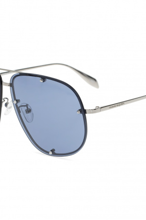 Alexander McQueen cartier eyewear collection panthere de cartier hexagonal sunglasses