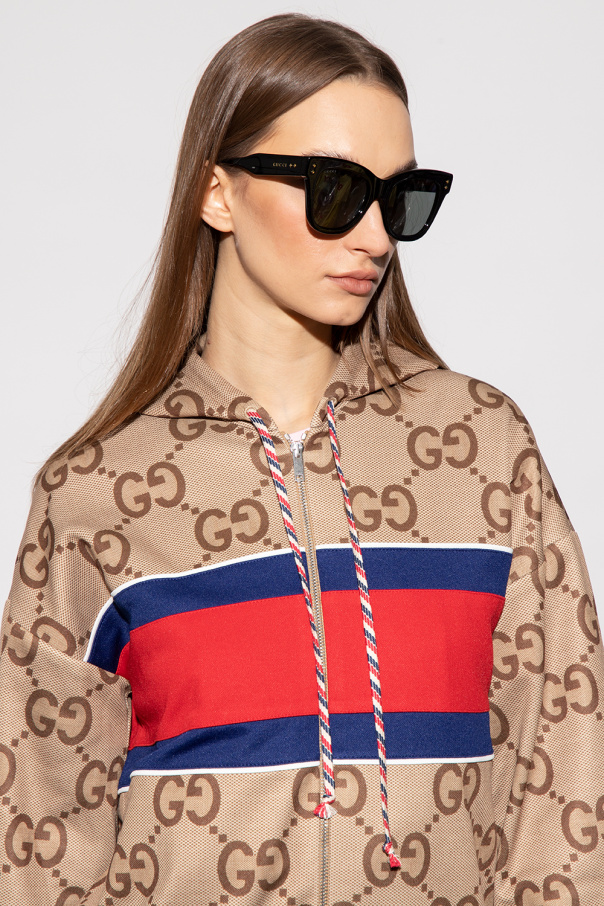 Gucci sunglasses 53X with logo