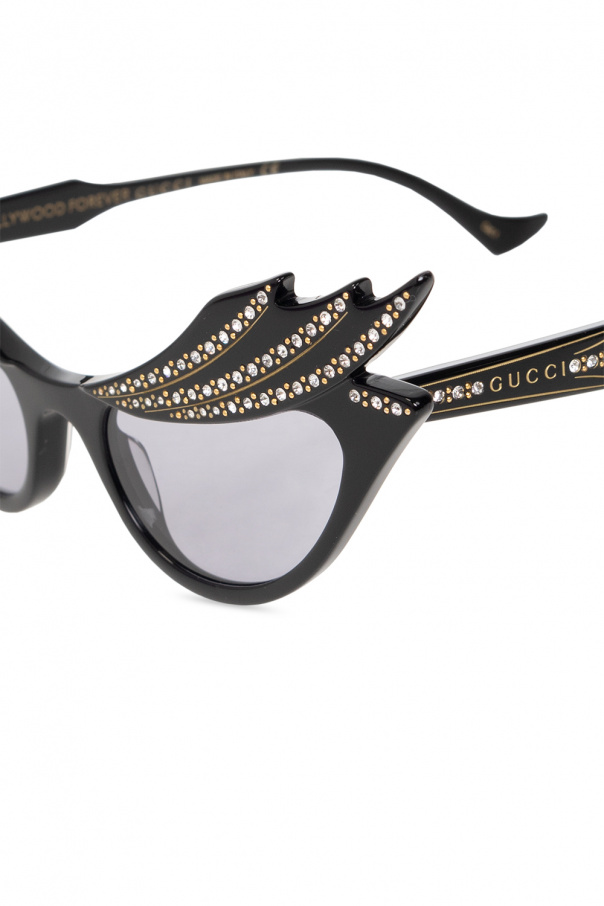 Gucci Quay noosa metal cat eye sunglasses