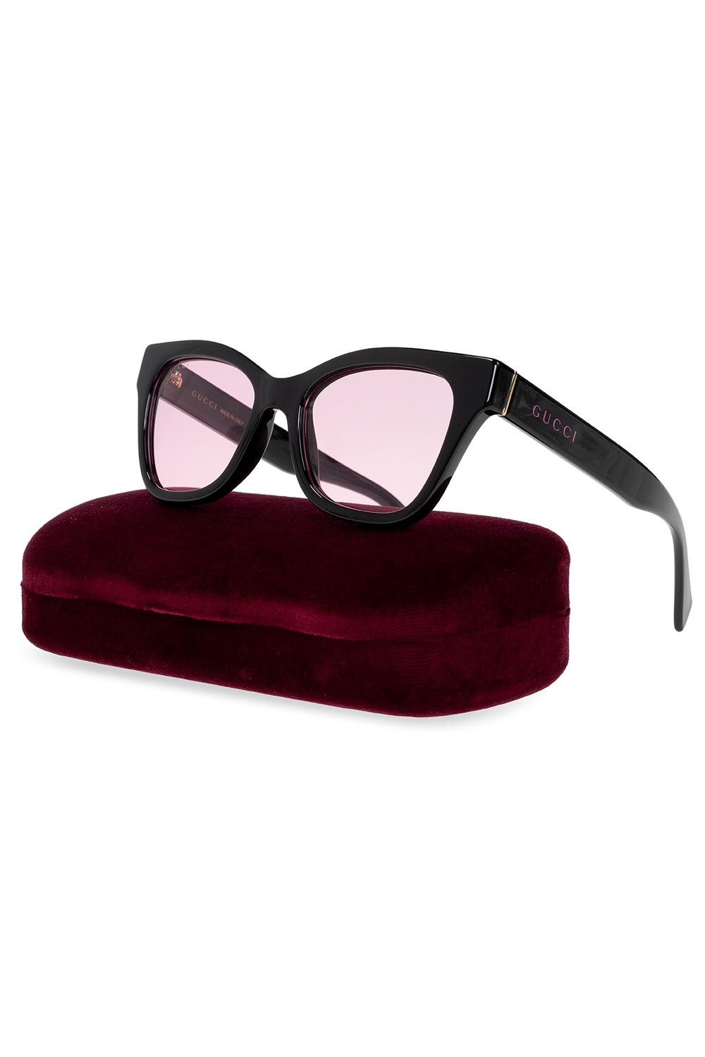 Gucci Ms X Vuarnet Swirl-frame Oval Sunglasses