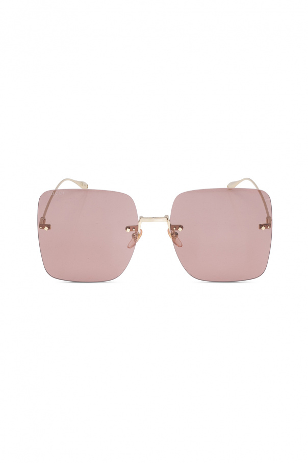 Gucci fendi square acetate sunglasses