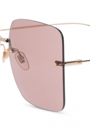 Gucci fendi square acetate sunglasses