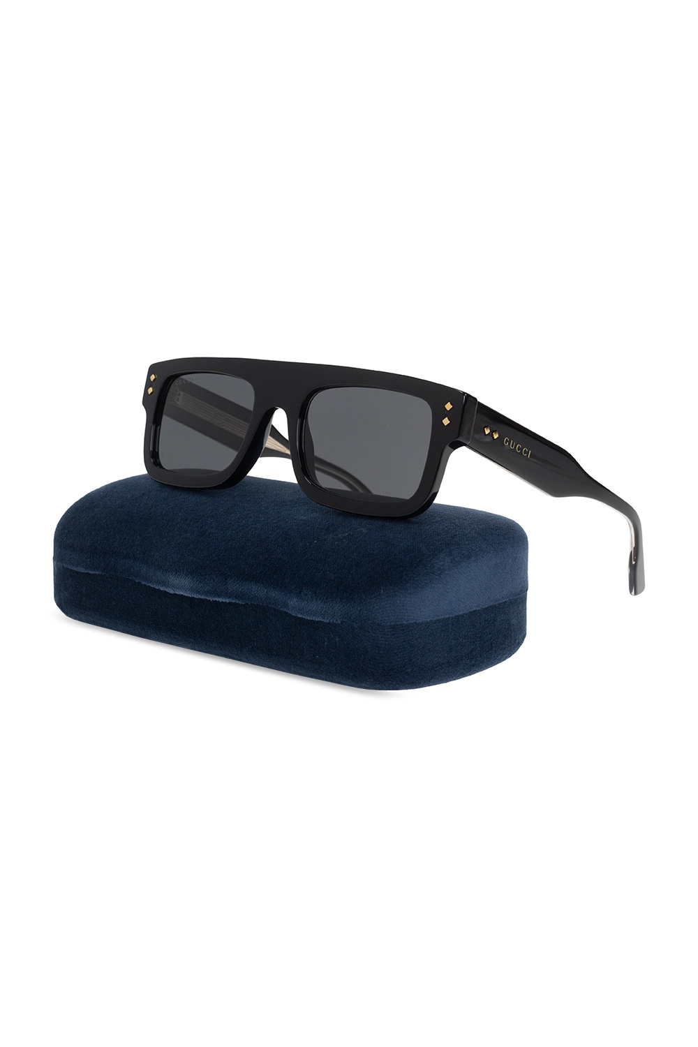 Gucci embellished circle sunglasses