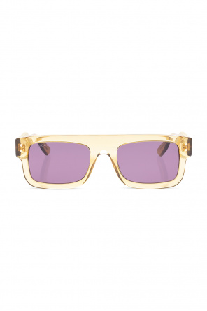 linda farrow violet oval sunglasses item