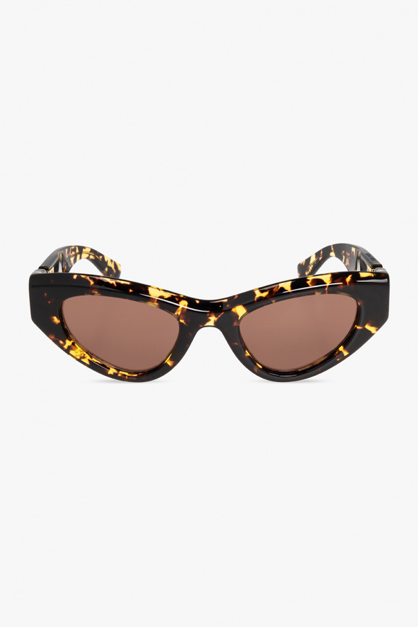 Bottega Veneta Rosso cat eye sunglasses