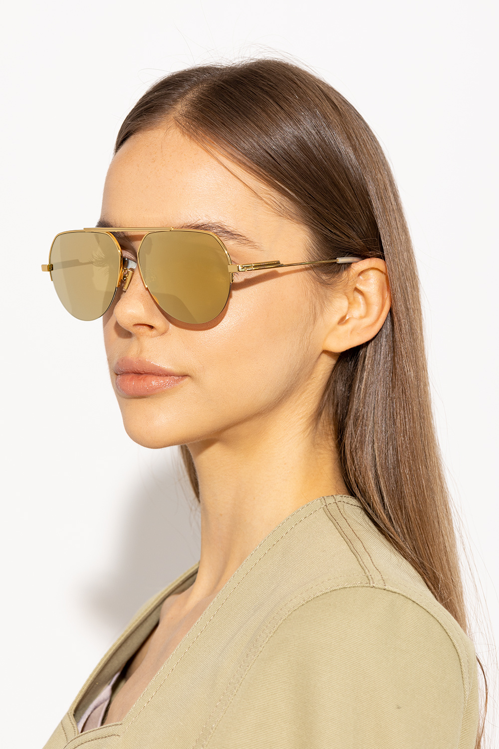 Bottega Veneta Women's Aviator Sunglasses